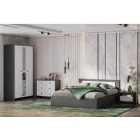 Кровать Mio Tesoro Дольче 160x200 (графит/белый) в Пинске