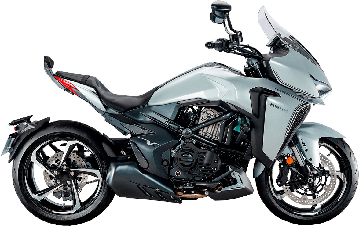 

Мотоцикл Zontes ZT350-VX (серебристый)