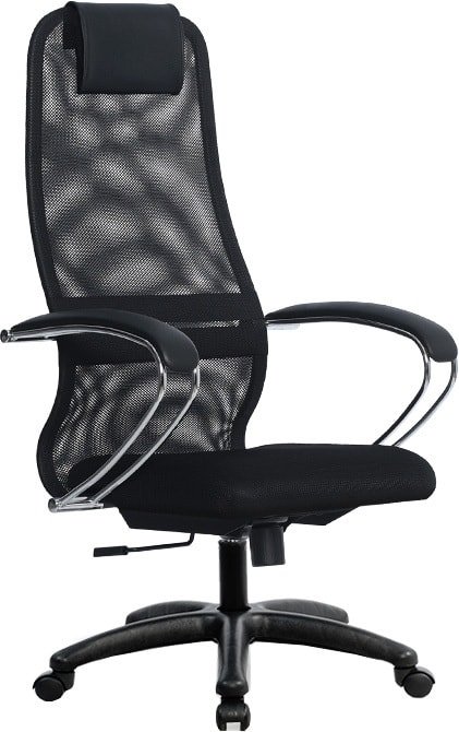 

Офисное кресло Metta S-BK 8, Pl тр/сечен (резиновые ролики, черный)