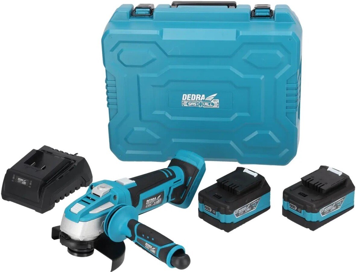 

Угловая шлифмашина Dedra DED7030A06 (с 2-мя АКБ, кейс)