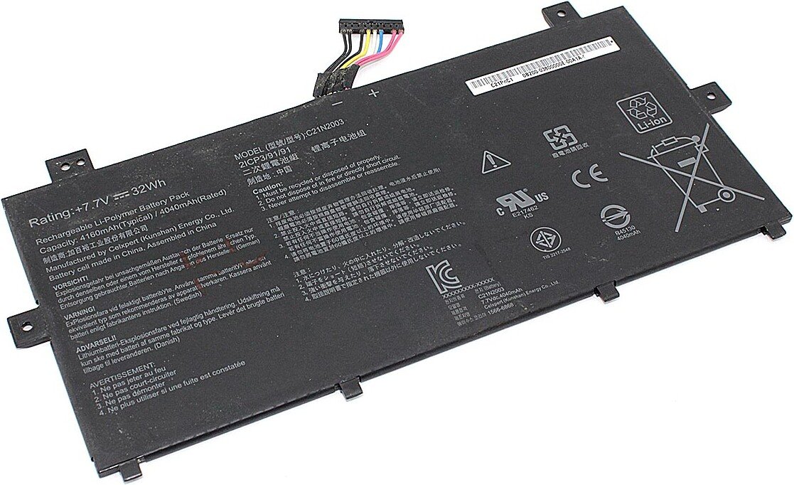 Аккумуляторы для ноутбуков ASUS C21N2003