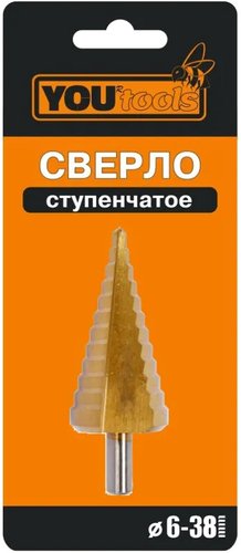 Сверло Yourtools 6-38 мм (12 ступ)