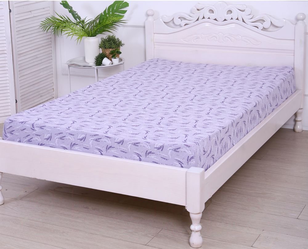 

Постельное белье Luxsonia Трикотаж на резинке 120x200 2230 (лаванда сиреневый)