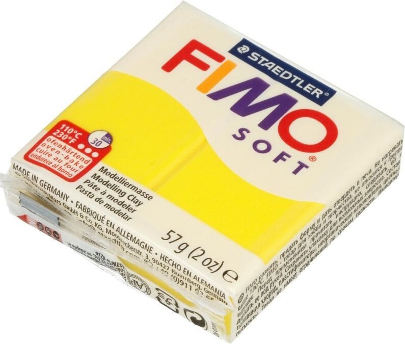 

Полимерная глина Fimo 8020-10 (лимонный)