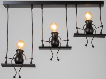 Подвесная люстра BayerLux Altalena 10547091 (черный)