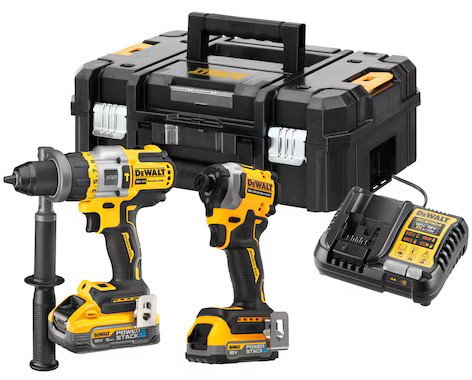 DeWalt DCK2052H1E1T (шуруповерт, винтоверт, 2 АКБ, кейс)
