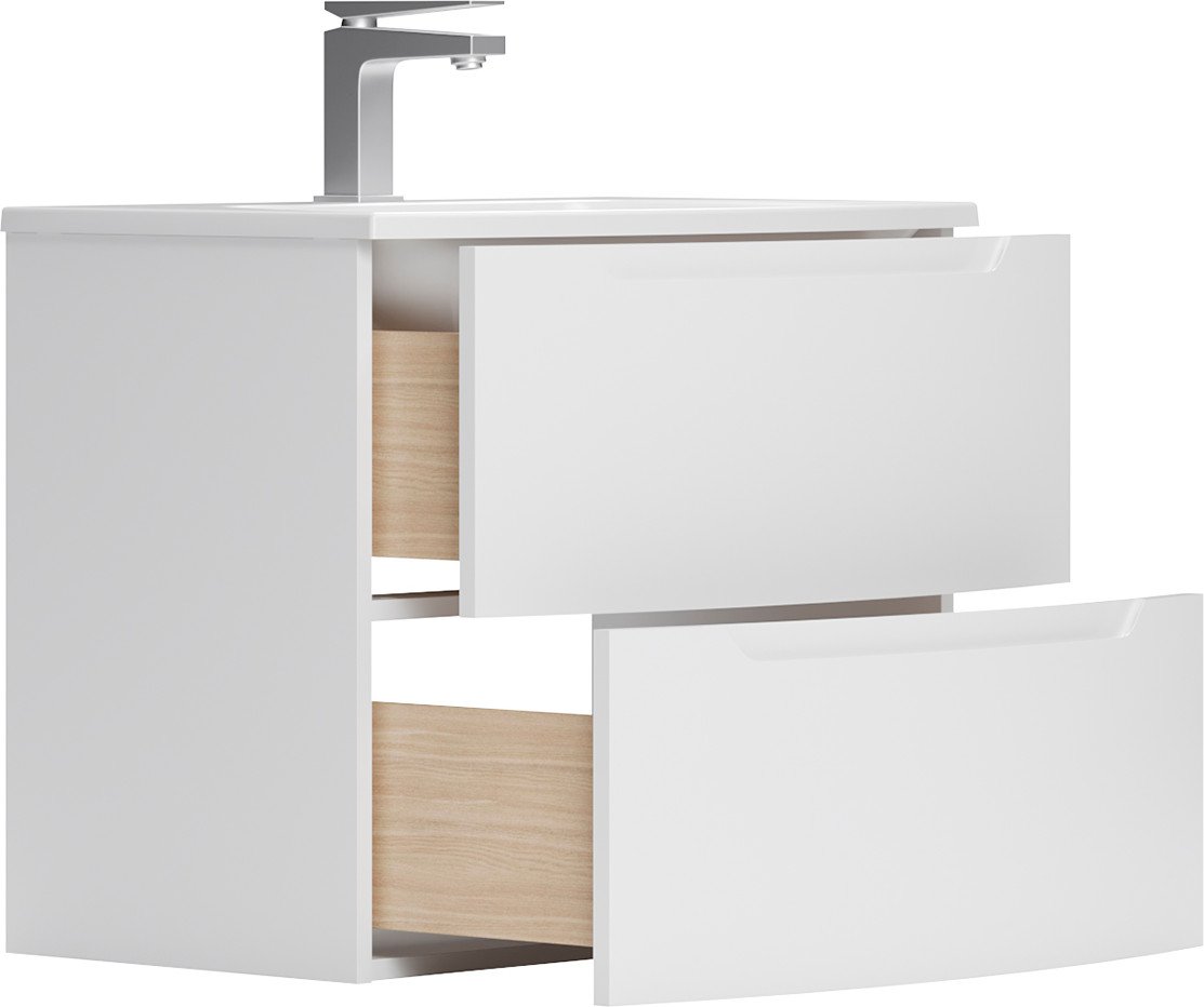 

Belux Тумба под умывальник Ганновер НП 70-02 (1, белый глянец)