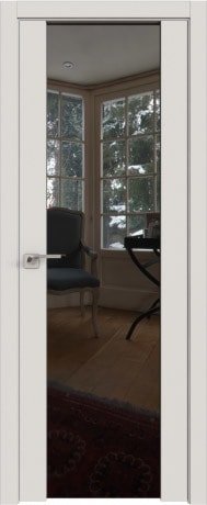 Межкомнатная дверь ProfilDoors 8U L 90x200 (дарквайт/триплекс зеркальный)