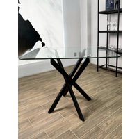 Кухонный стол Самелго Vetro 100x70 (прозрачный)