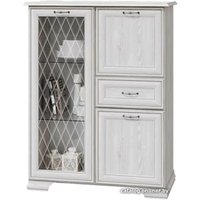 Стенка MLK Николь гостиная (ясень анкор белый/ясень анкор белый с патиной)