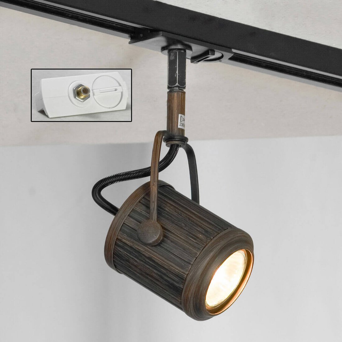 

Трековый светильник Lussole Clifton LSP-9131-TAW