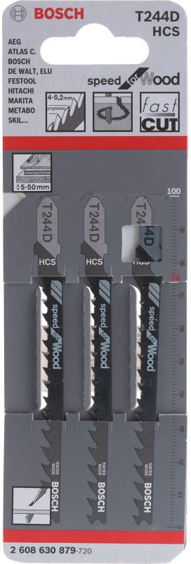 

Набор пильных полотен Bosch T244D 2608630879 (3 шт)