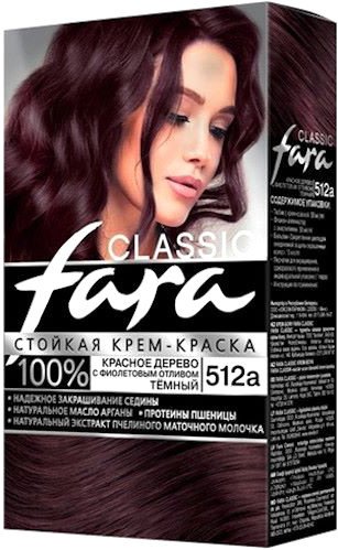 Fara Classic 512А красное дерево темный с фиолетовым отливом 50 мл