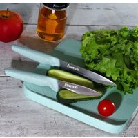 Набор ножей Fissman 2599 (3 шт, с разделочной доской)