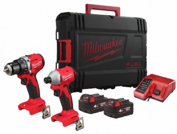

Milwaukee M18 BLCPP2B-402C 4933492836 (шуруповерт, винтоверт, 2 АКБ, кейс)
