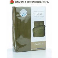 Евро комплект постельного белья Блакiт Сатин Евро 4251/1 18-0627