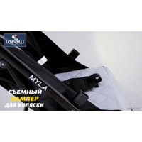 Коляска прогулочная «книга» Lorelli Myla 2021 (черный мрамор)