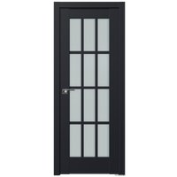 Межкомнатная дверь ProfilDoors 102U L 70x200 (черный матовый, стекло матовое)