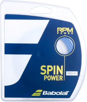 Струна для теннисной ракетки Babolat Rpm Power 241139-360-125 (12 м, синий насыщенный)