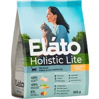 Сухой корм для кошек Elato Holistic Lite Для стерилизованных кошек с курицей и индейкой (300г)