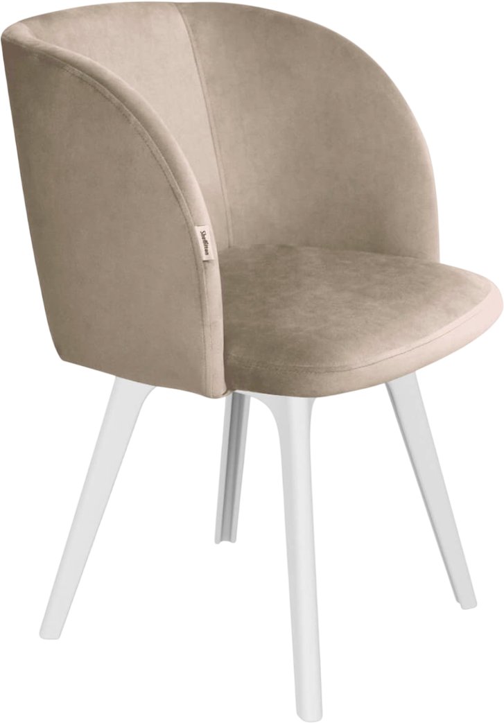 

Стул с подлокотниками Sheffilton SHT-ST33/S195 (латте/белый)