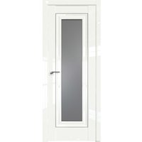 Межкомнатная дверь ProfilDoors 24L L 80x200 (дарквайт люкс серебро люкс, стекло графит)