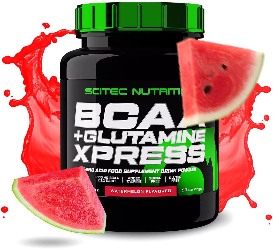 Комплекс Scitec Nutrition BCAA + Glutamine Xpress (600 г, арбуз)