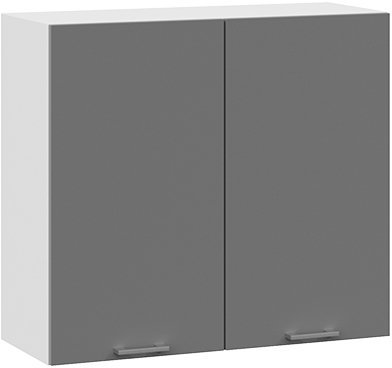 

Шкаф навесной Трия Габриэлла 1В8 (белый/титан)