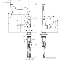 Смеситель Hansgrohe Talis Select M51 72824800