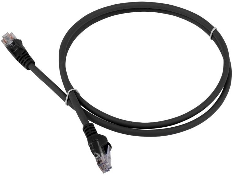

Кабель Lanmaster LAN-PC45/U6-1.0-BK