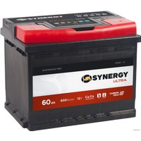 Автомобильный аккумулятор Synergy 600 A, 12 V Обратная, R+ L2 (60 А·ч) в Солигорске