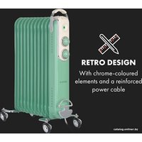 Масляный радиатор Klarstein Thermaxx Retroheat 2500W (зеленый)
