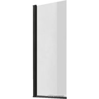 Стеклянная шторка для ванны Omnires Kingston XHE85BLTR