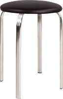 Табурет Белс Пенто Chrome V 450885/V3 (кожзам, темно-коричневый)