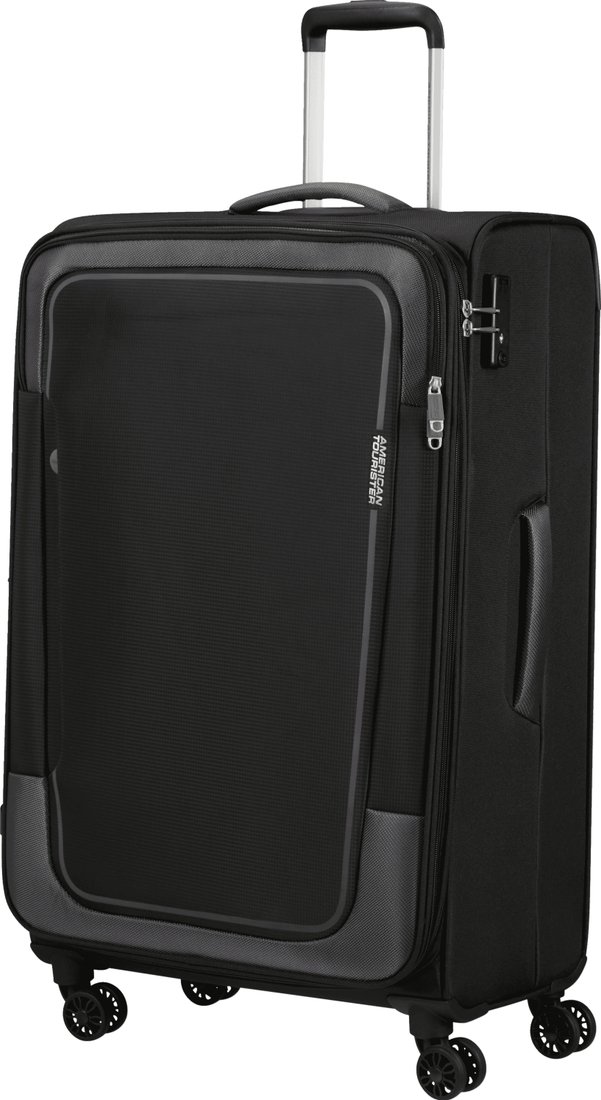 

Чемодан-спиннер American Tourister Pulsonic Asphalt Black 81 см