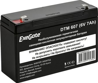 ExeGate DTM 607 (6В, 7 А·ч)