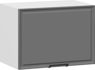 

Шкаф навесной Трия Белладжио 1ВВ5Г с одной откидной дверью (белый/софт графит)