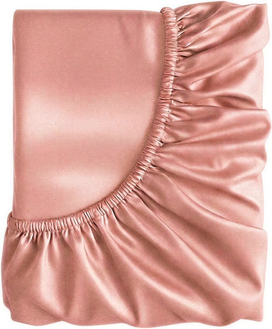 Простыня Goldtex Perle Tencel Корал 160x200x40 8028T