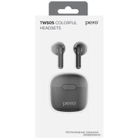 Наушники Pero TWS05 Colorful (черный)