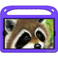 Чехол для планшета KST Детский для Lenovo Tab M10 FHD Plus 2nd Gen (фиолетовый с ручкой и подставкой)
