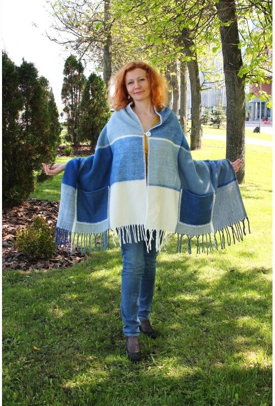 

Палантин Klippan-Saule Хилтон Дарк софт с карманами 70х200 (р-р 42-48)