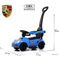 Каталка RiverToys F005FF-P (синий)