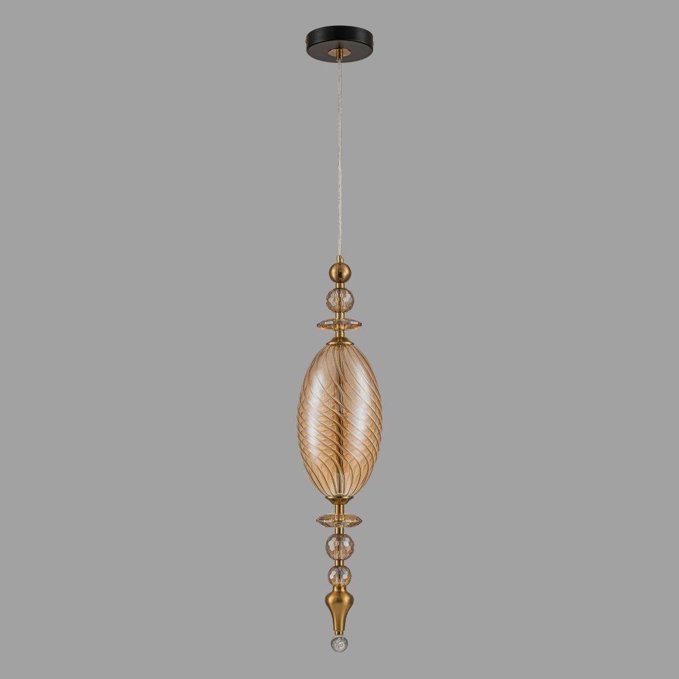 

Подвесная люстра Belfast Herbison A1933-A-A3 CA GL (золотой/стекло/янтарный)