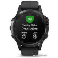 Умные часы Garmin Fenix 5 Plus Sapphire (черный)