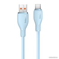 Кабель Baseus Pudding Series Fast Charging Cable 100W USB Type-C - USB Type-C (1.2 м, голубой)