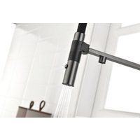 Смеситель Paulmark Gravity Gr213888-GM (черный/вороненая сталь)