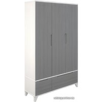 Шкаф распашной Боринское Мебель Соня (белый/серый)