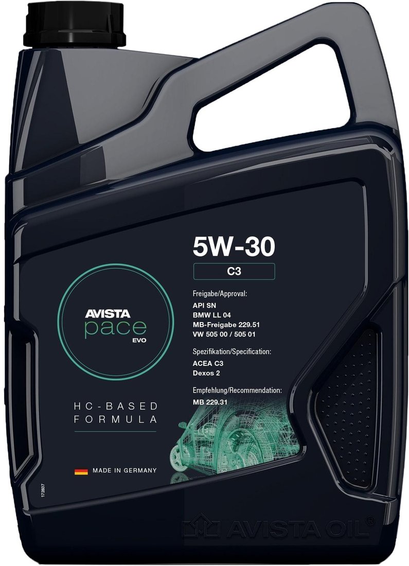 

Моторное масло Avista pace EVO C3 5W-30 5л
