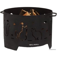 Очаг Will Grill Кошки 50 см в Гродно
