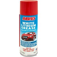  ABRO Смазка-спрей белая литиевая 284 г LG-380